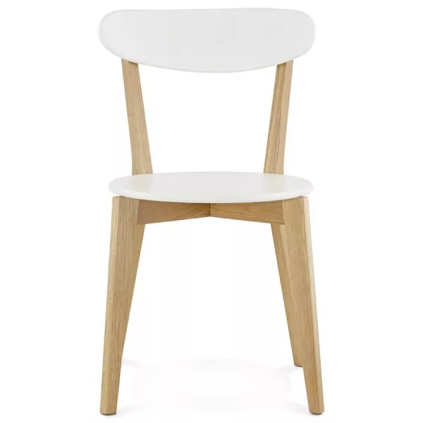 Design chair style Scandinavian SCANDI (white) wood to associate with Rattan Chairs For A Natural Style