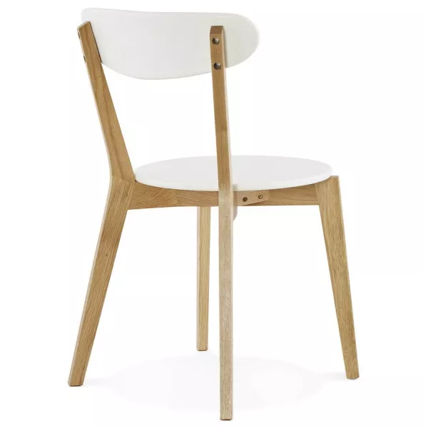 Design chair style Scandinavian SCANDI (white) wood to associate with Vintage Chairs For A Retro Touch