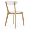 Chaise design style scandinave SCANDI en bois (blanc) à associer à Chaises Modernes Pour Un Intérieur Élégant