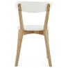 Chaise design style scandinave SCANDI en bois (blanc) à associer à Chaises Design Pour Salle À Manger