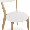 Design chair style Scandinavian SCANDI (white) wood to associate with Upholstered Chairs for Optimal Comfort