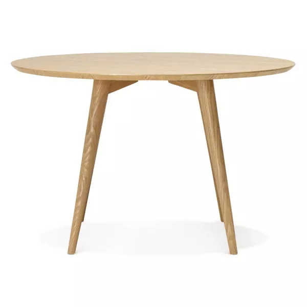 Dining table style Scandinavian round PONY (Ø 120 cm) (wooden) - image 25743