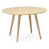 Dining table style Scandinavian round PONY (Ø 120 cm) (wooden) - image 25744