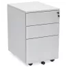 Subwoofer design desk 3 drawers MATHIAS metal (grey) - image 25963