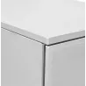 Subwoofer design desk 3 drawers MATHIAS metal (grey) - image 25973