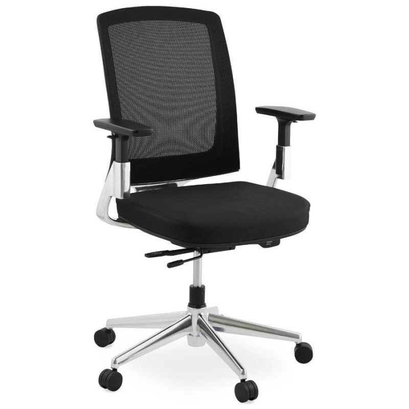 Sillón ergonómico de tela oficina LEO (negro) - image 25980