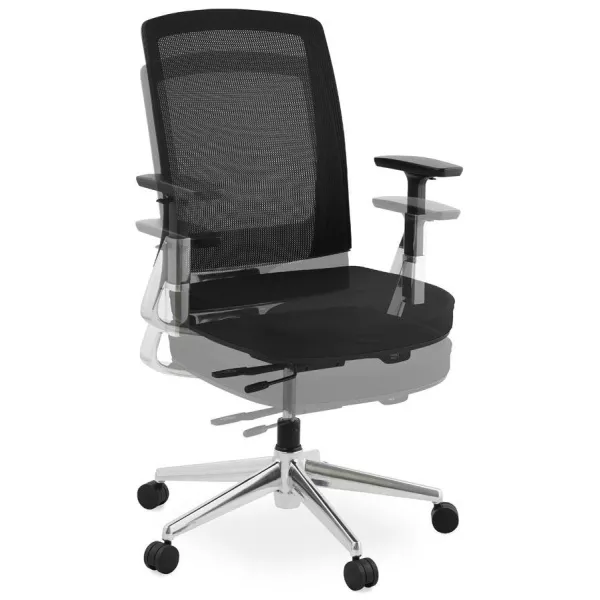 Ergonomic Office LEO (black) fabric armchair - image 25985