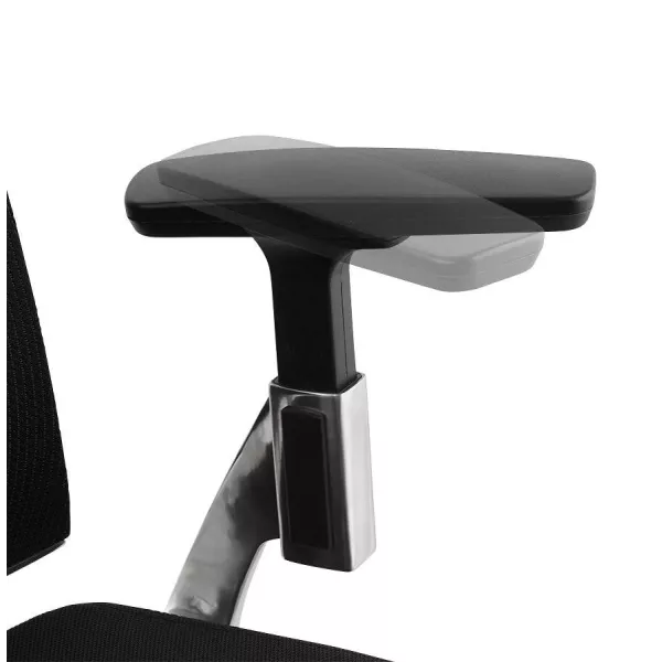 Fauteuil de bureau ergonomique LEO en tissu (noir ) - image 25990