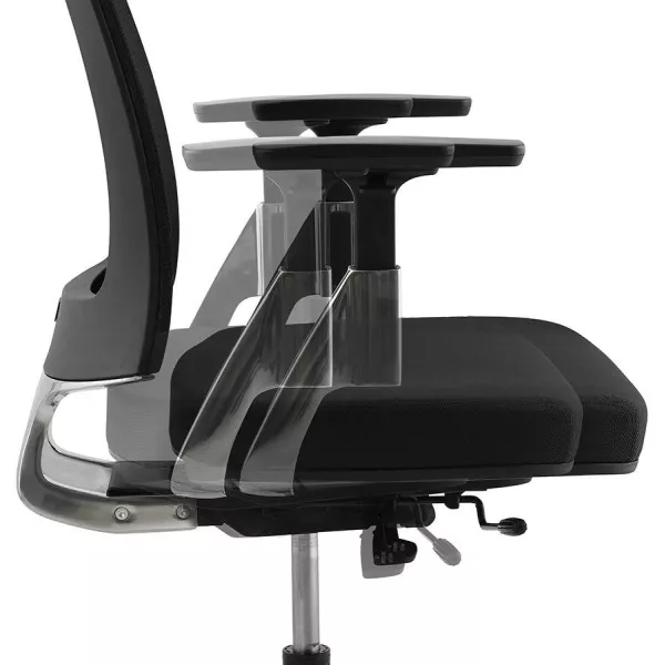 Ergonomic Office LEO (black) fabric armchair - image 25991