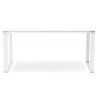 Bureau droit design BOUNY en bois (blanc) - image 25999