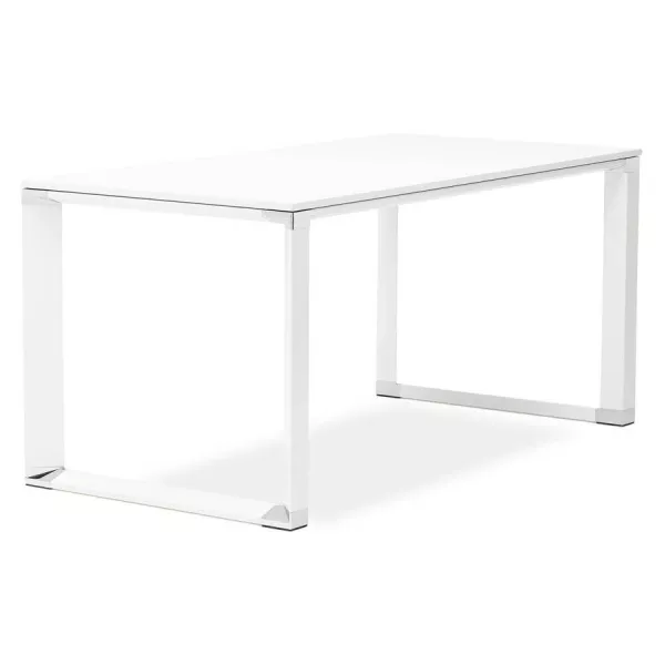 Bureau droit design BOUNY en bois (blanc) - image 26001