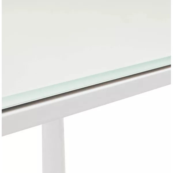 Tempered glass (white) design right desk BOIN - image 26018