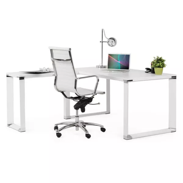 CORPORATE design corner (white) wood office - image 26083