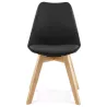 Estilo de silla contemporáneo escandinavo FIORDO (negro) - image 27806