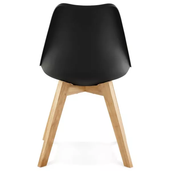 Estilo de silla contemporáneo escandinavo FIORDO (negro) - image 27809