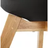 Estilo de silla contemporáneo escandinavo FIORDO (negro) - image 27813