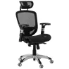 Design and modern office chair ergonomic AXEL (black) fabric to associate with Stackable Office Chairs to Save Space