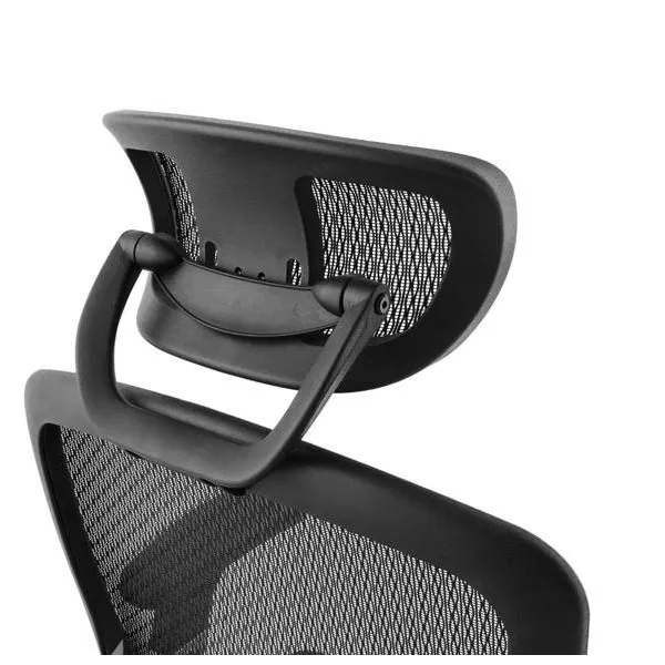 Design and modern office chair ergonomic AXEL (black) fabric to associate with Industrial Office Chairs in Metal and Wood