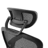 Design and modern office chair ergonomic AXEL (black) fabric to associate with Industrial Office Chairs in Metal and Wood