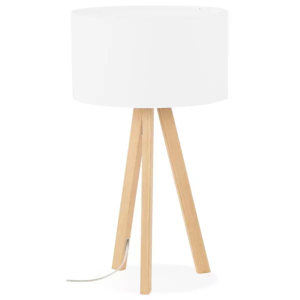 Lamp table on tripod Scandinavian TRANI MINI (white) - image 28563