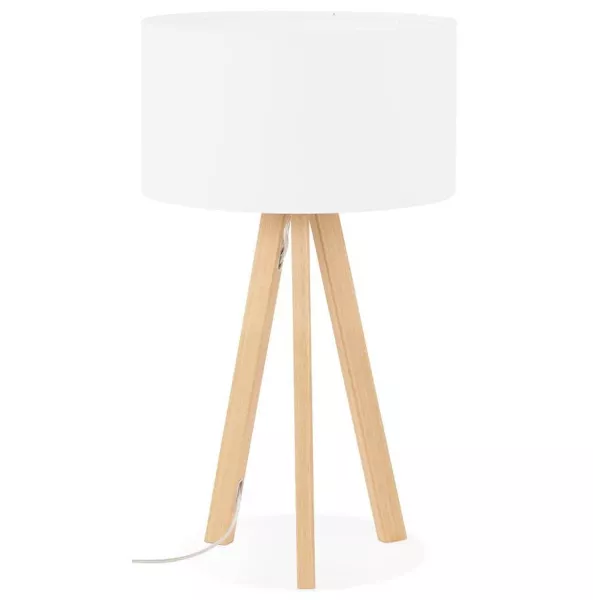 Lamp table on tripod Scandinavian TRANI MINI (white) - image 28564