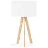 Lamp table on tripod Scandinavian TRANI MINI (white) - image 28564