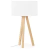 Lamp table on tripod Scandinavian TRANI MINI (white) - image 28565