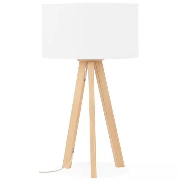 Lamp table on tripod Scandinavian TRANI MINI (white) - image 28566