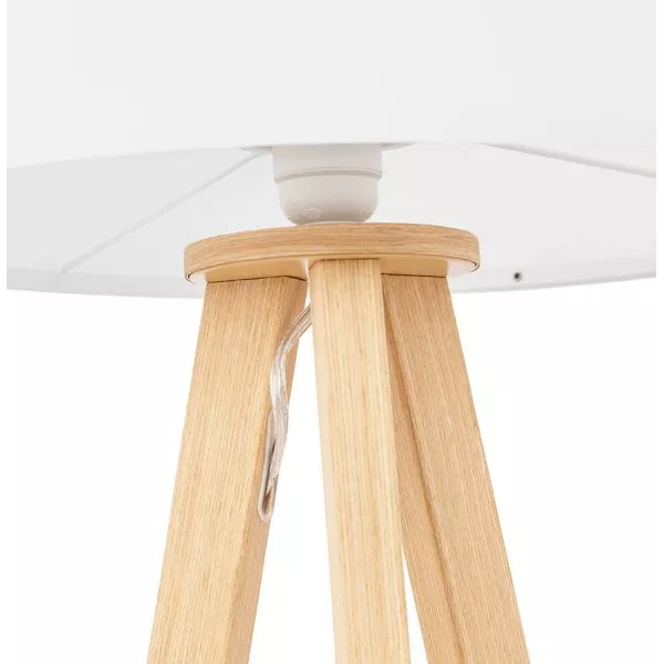 Lamp table on tripod Scandinavian TRANI MINI (white) - image 28572