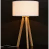 Lamp table on tripod Scandinavian TRANI MINI (white) - image 28577