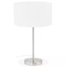 Table lamp design adjustable in height LAZIO in tissue (white) - image 28683