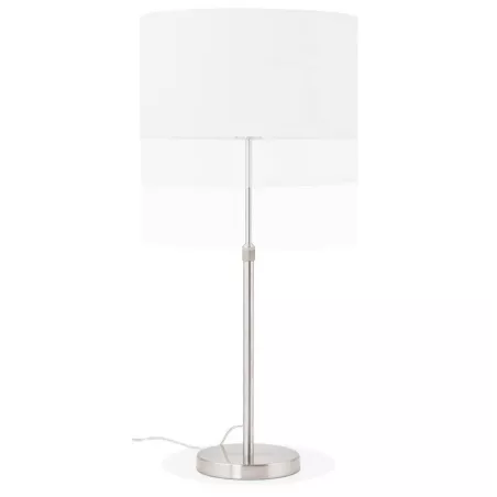 Table lamp design adjustable in height LAZIO in tissue (white) - image 28684