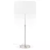 Table lamp design adjustable in height LAZIO in tissue (white) - image 28684