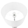 Table lamp design adjustable in height LAZIO in tissue (white) - image 28687