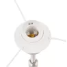 Table lamp design adjustable in height LAZIO in tissue (white) - image 28689