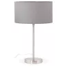 Lampe de table design réglable en hauteur LATIUM en tissu (gris) - image 28694