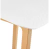 Stool barstool Scandinavian mid-height SCARLETT MINI (white) to associate with Comfortable Stools For Office