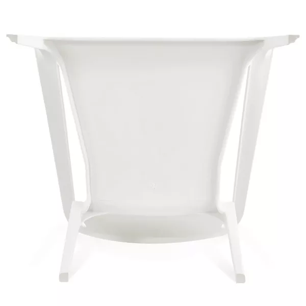 Chair design relax garden SUNY (white) to associate with Stackable Garden Armchair to Save Space