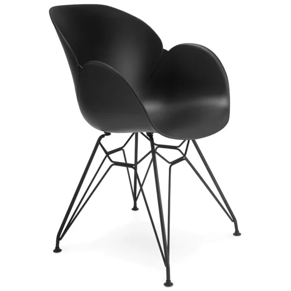 Design chair industrial style TOM polypropylene (black) - image 29172