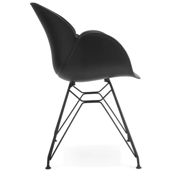 Design chair industrial style TOM polypropylene (black) - image 29174