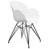 Design chair TOM industrial style (white) polypropylene - image 29185