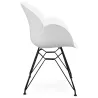 Design chair TOM industrial style (white) polypropylene - image 29187