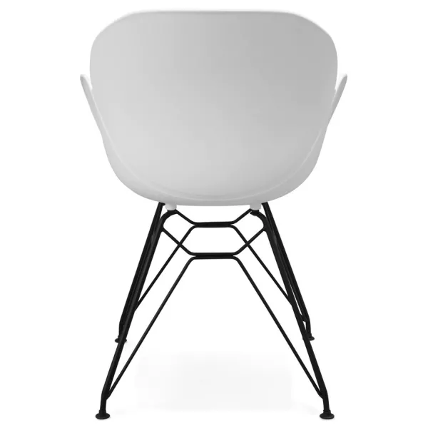 Design chair TOM industrial style (white) polypropylene - image 29188