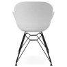 Design chair TOM industrial style (white) polypropylene - image 29188