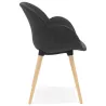 Estilo de silla de diseño escandinavo LENA en tela (gris oscuro) - image 29200