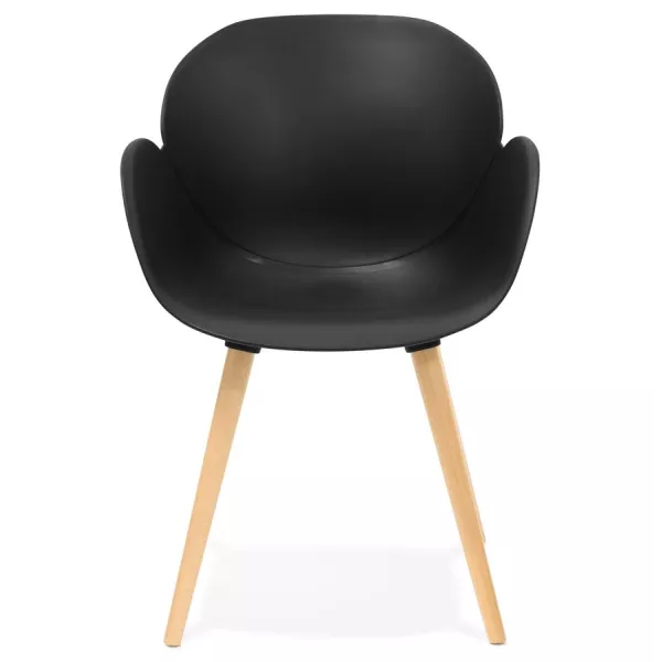 Chaise design style scandinave LENA en polypropylène (noir) - image 29213