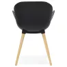 Chaise design style scandinave LENA en polypropylène (noir) - image 29215