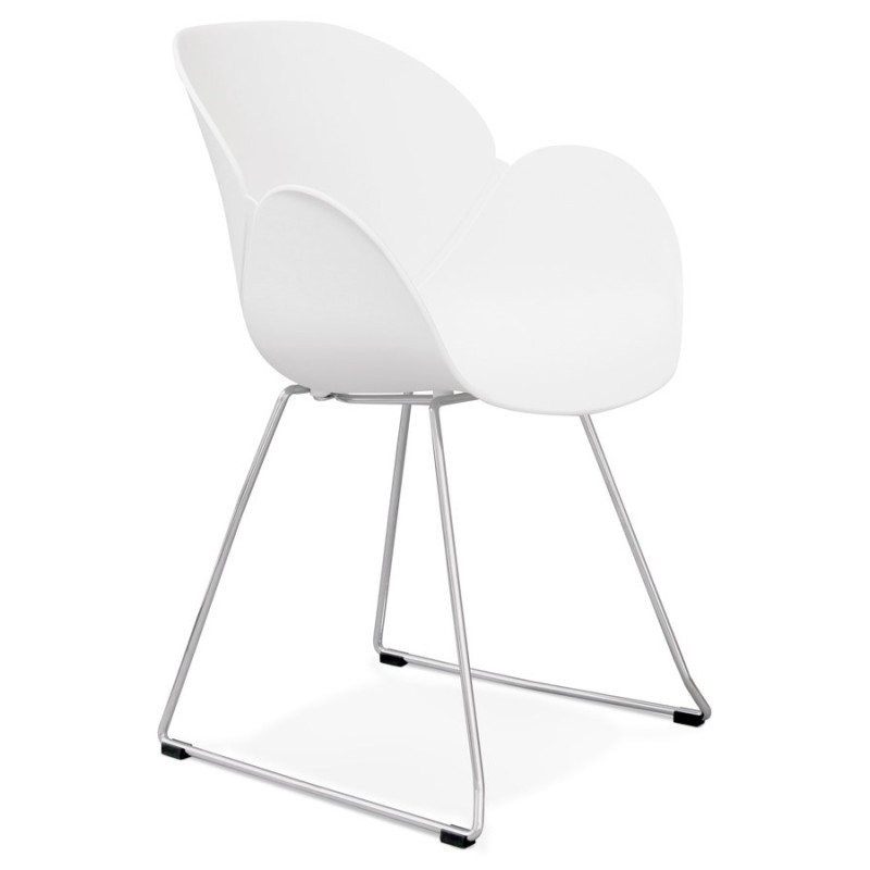 Design chair foot tapered ADELE polypropylene (white) - image 29262