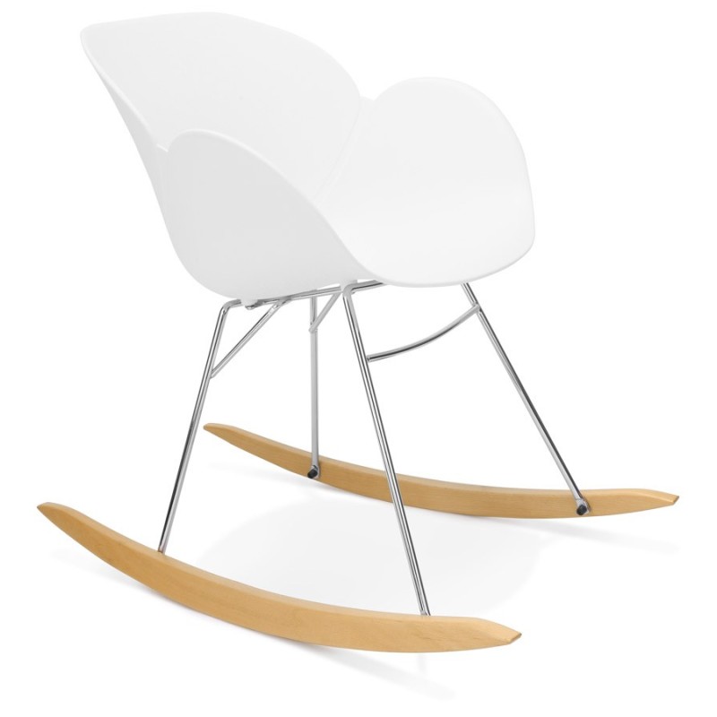 Rocking design EDEN (white) polypropylene Chair - image 29303