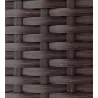 Garden furniture 5 squares SEVILLE resin braided (Brown, gray cushions) - image 29875